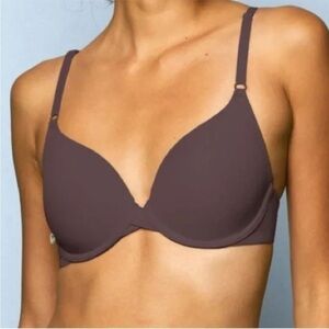Harper Wilde Purple Base T Shirt Bra 32B NWT
